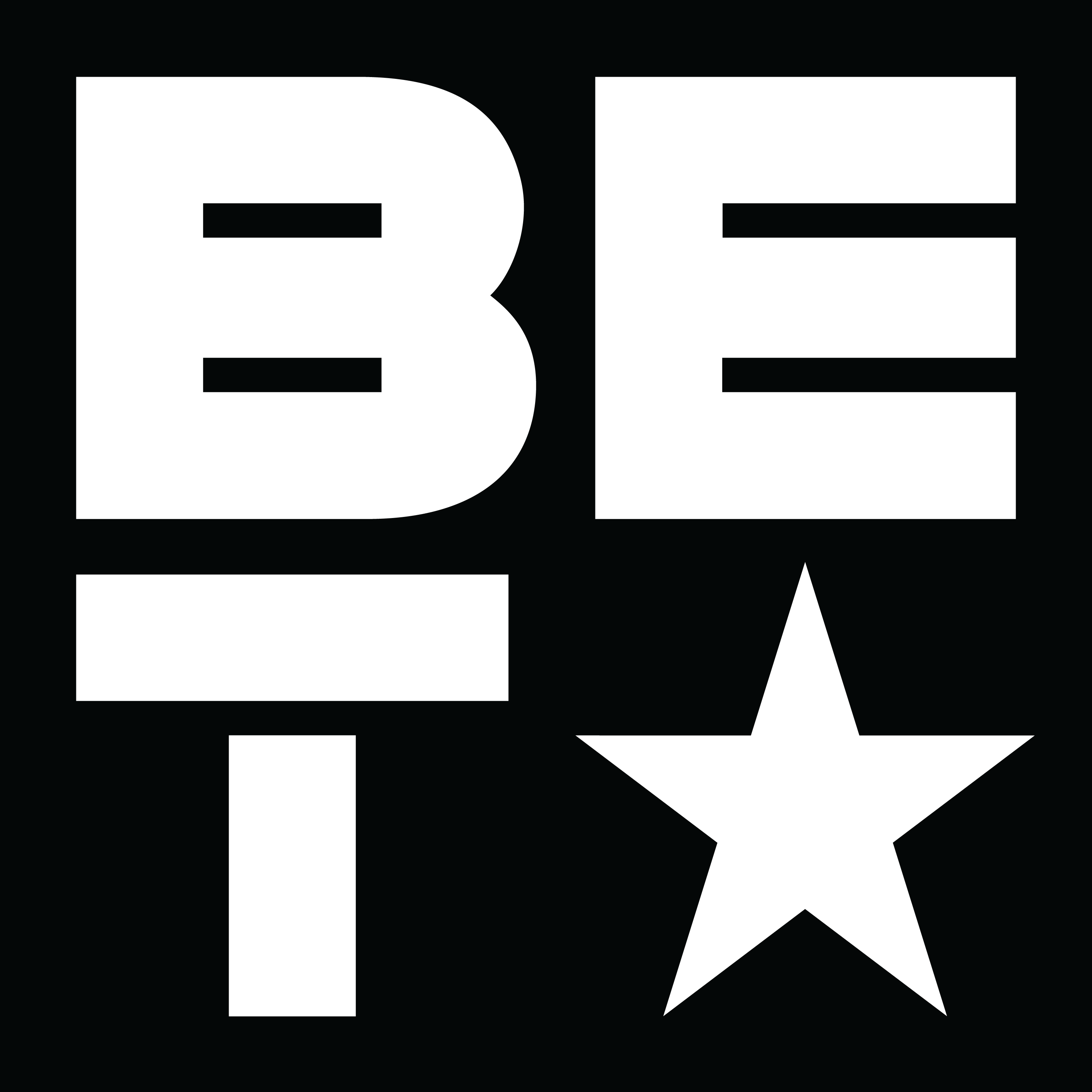 Channel logo for Black Entertainment Television (BET)