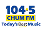 Channel logo for 104.5 CHUM Toronto